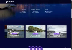 Screenshot van de website van Semifinca